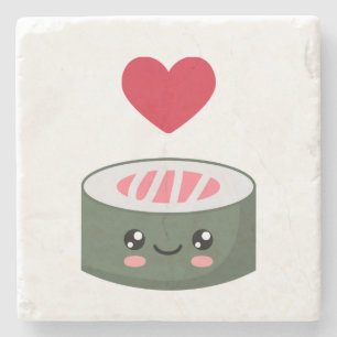 I Liebe Sushi Steinuntersetzer