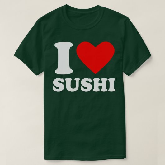 I Liebe Sushi T-Shirt (Design vorne)