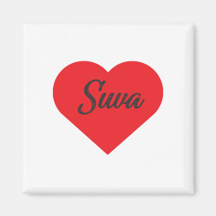 I Liebe Suva - Fidschi Magnet