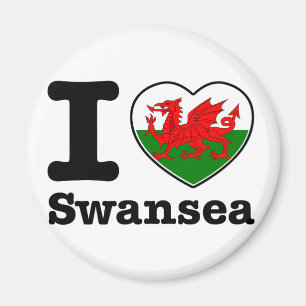 I Liebe Swansea Magnet