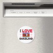 I Liebe Swasiland Magnet (In Situ (Geschirrspüler))