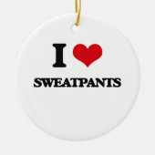 I Liebe Sweatpants Keramikornament (Vorne)