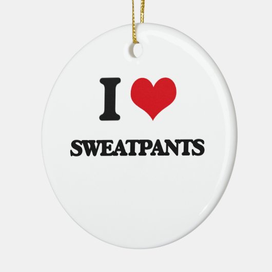 I Liebe Sweatpants Keramikornament (Links)