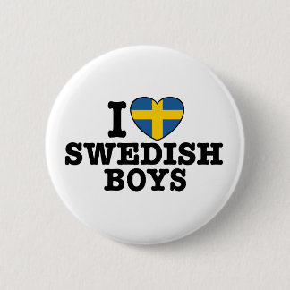 I Liebe Swedish Boys Button