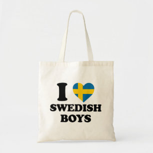 I Liebe Swedish Boys Tragetasche