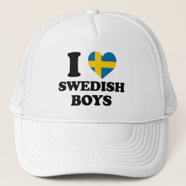 I Liebe Swedish Boys Truckerkappe