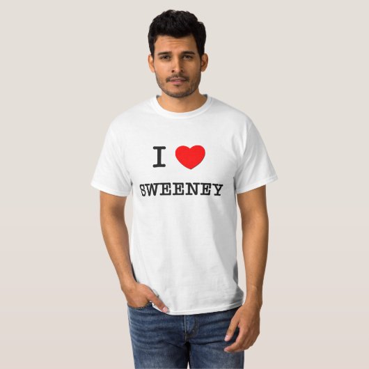 I Liebe Sweeney T-Shirt (Vorne ganz)