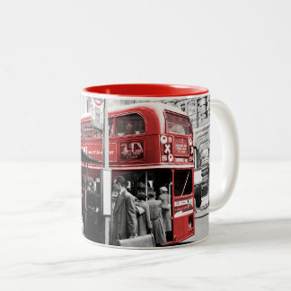 I Liebe Swinging London Zweifarbige Tasse