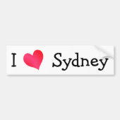 I Liebe Sydney Autoaufkleber (Vorne)