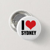 I Liebe Sydney Button (Vorne & Hinten)