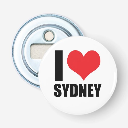 I Liebe Sydney Flaschenöffner (Vorderseite)