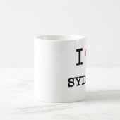 I Liebe Sydney Kaffeetasse (Mittel)