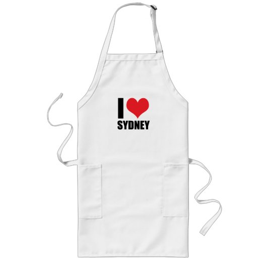 I Liebe Sydney Lange Schürze (Vorne)