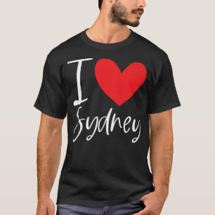 I Liebe Sydney Name Personalisiert Girl BESTE FREU T-Shirt