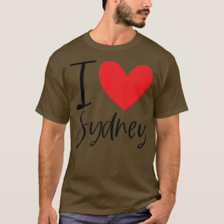 I Liebe Sydney Name Personalisiert Girl Beste Freu T-Shirt
