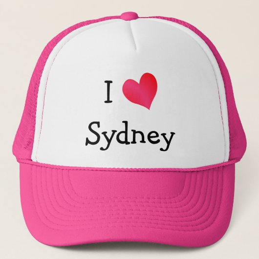 I Liebe Sydney Truckerkappe (Vorderseite)