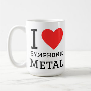 I Liebe Symphonic Metal Kaffeetasse