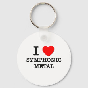 I Liebe Symphonic Metal Schlüsselanhänger