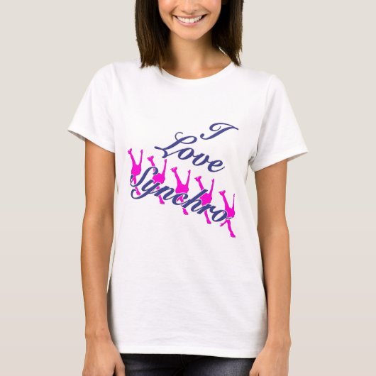 I Liebe Synchro- T-Shirt (Vorderseite)
