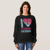 I Liebe Synchronschwimmen 1 Sweatshirt (Vorne ganz)