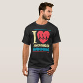 I Liebe Synchronschwimmen T-Shirt (Vorne ganz)