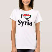 I Liebe Syrien Flag Shirt (Vorderseite)