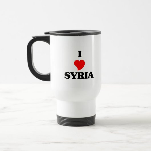 I Liebe Syrien Reisebecher (Links)