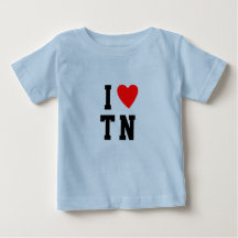 I LIEBE T N | Heftbenutzertext TN Tennessee Baby T