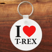 I Liebe T - Rex Schlüsselanhänger (Vorderseite)