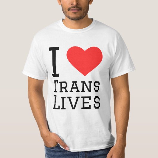 I LIEBE T-Shirt (Vorderseite)