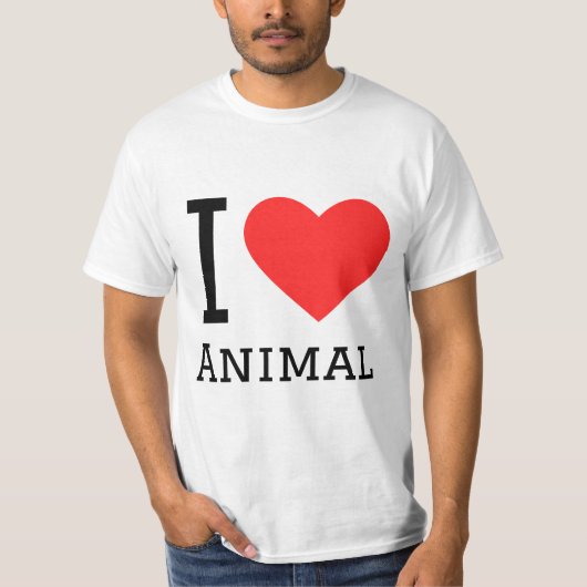 I LIEBE T-Shirt (Vorderseite)