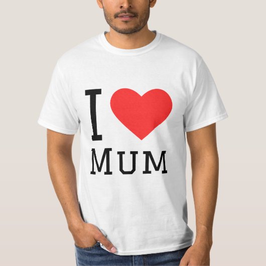 I LIEBE T-Shirt (Vorderseite)