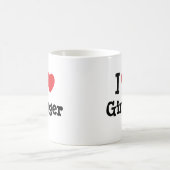 I Liebe T - Shirt Ginger Kaffeetasse (Mittel)