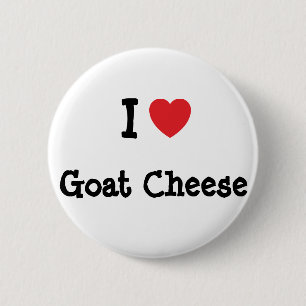 I Liebe T - Shirt "Ziegenkäse" Button