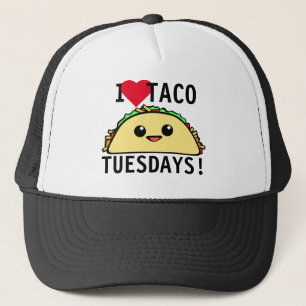 I Liebe Taco dienstags Truckerkappe