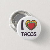 I Liebe Tacos Button (Vorne & Hinten)