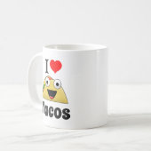 I Liebe Tacos Kaffeetasse (Vorderseite Links)