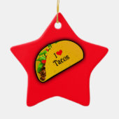 I Liebe Tacos Keramikornament (Vorne)