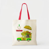 I Liebe Tacos Little Taco Truck Tragetasche (Vorne)