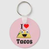 I Liebe Tacos Schlüsselanhänger (Vorderseite)