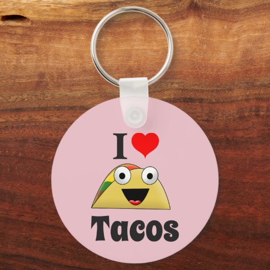 I Liebe Tacos Schlüsselanhänger (Rückseite)