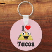 I Liebe Tacos Schlüsselanhänger (Vorderseite)