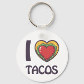 I Liebe Tacos Schlüsselanhänger (Rückseite)