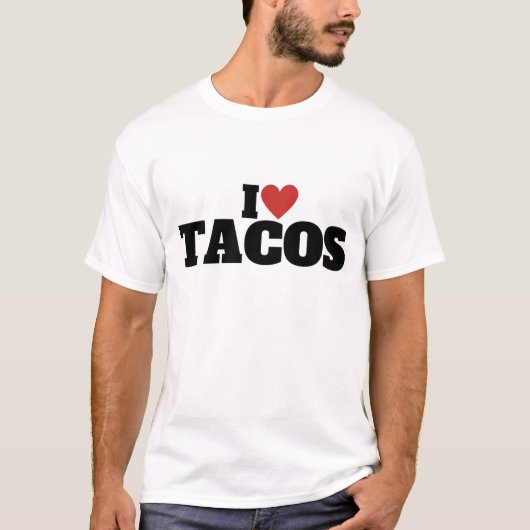 I Liebe Tacos T-Shirt (Vorderseite)