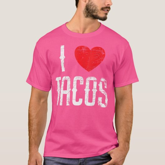 I Liebe Tacos T-Shirt (Vorderseite)