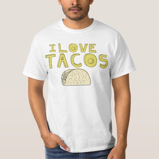 I LIEBE TACOS T-Shirt (Vorderseite)