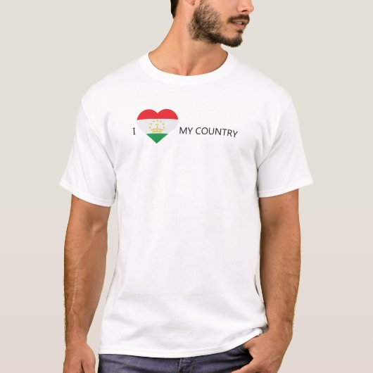 I Liebe Tadschikistan T-Shirt (Vorderseite)