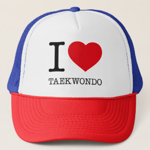 I LIEBE TAEKWONDO TRUCKERKAPPE