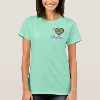 I Liebe Taglilien vorne und hinten T-Shirt