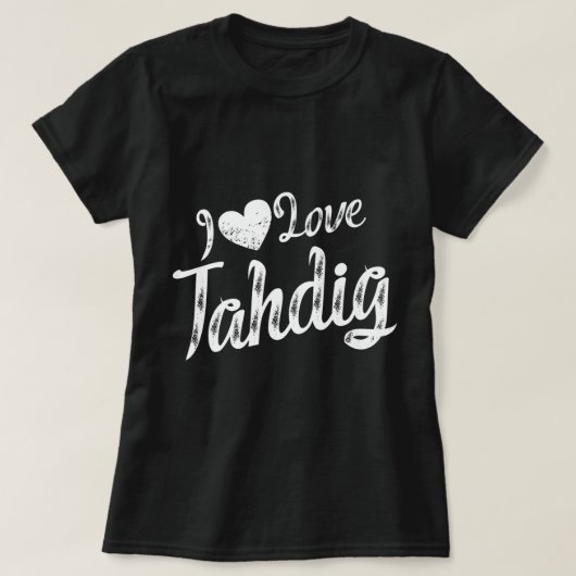 I Liebe Tahdig Persian Food Iran iranisches Gesche T-Shirt (Design vorne)